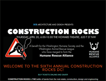Tablet Screenshot of constructionrocksdc.com